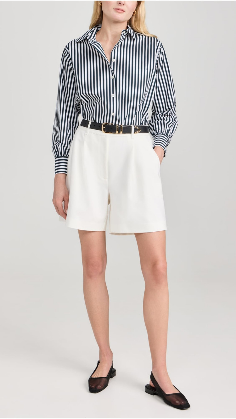 Rag & Bone Irina Ponte Shorts White - XXS - Picture 1 of 7